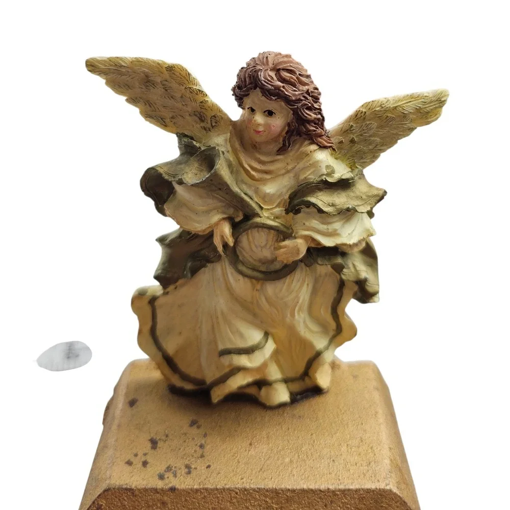 Holiday Traditions Angel Christmas Stocking Holder Hand Painted Home‎ Decor